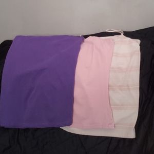 Assorted spaghetti strap tanks